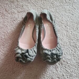 Jeffrey Campbell | Zipper Ruffle Flats - Size 5